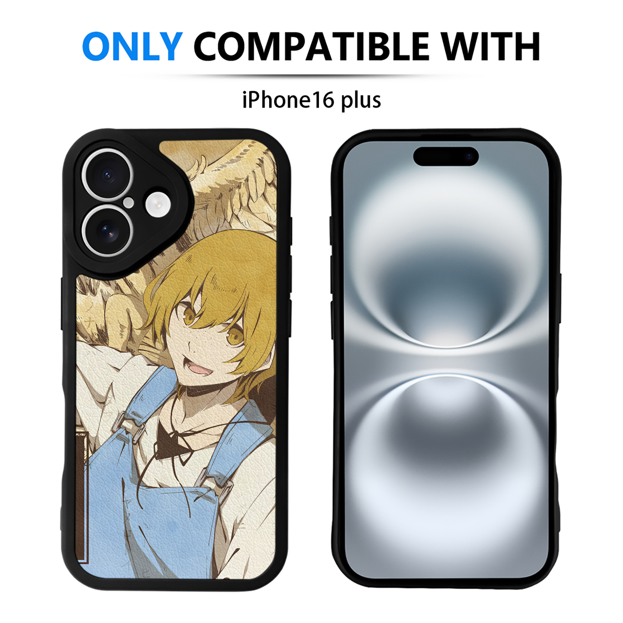 （画像用） 文豪ストレイドッグス Bungo Stray Dogs 【iPhone 16シリーズ対応】シリコンスマホケース（レザー調） 材質：シリコン